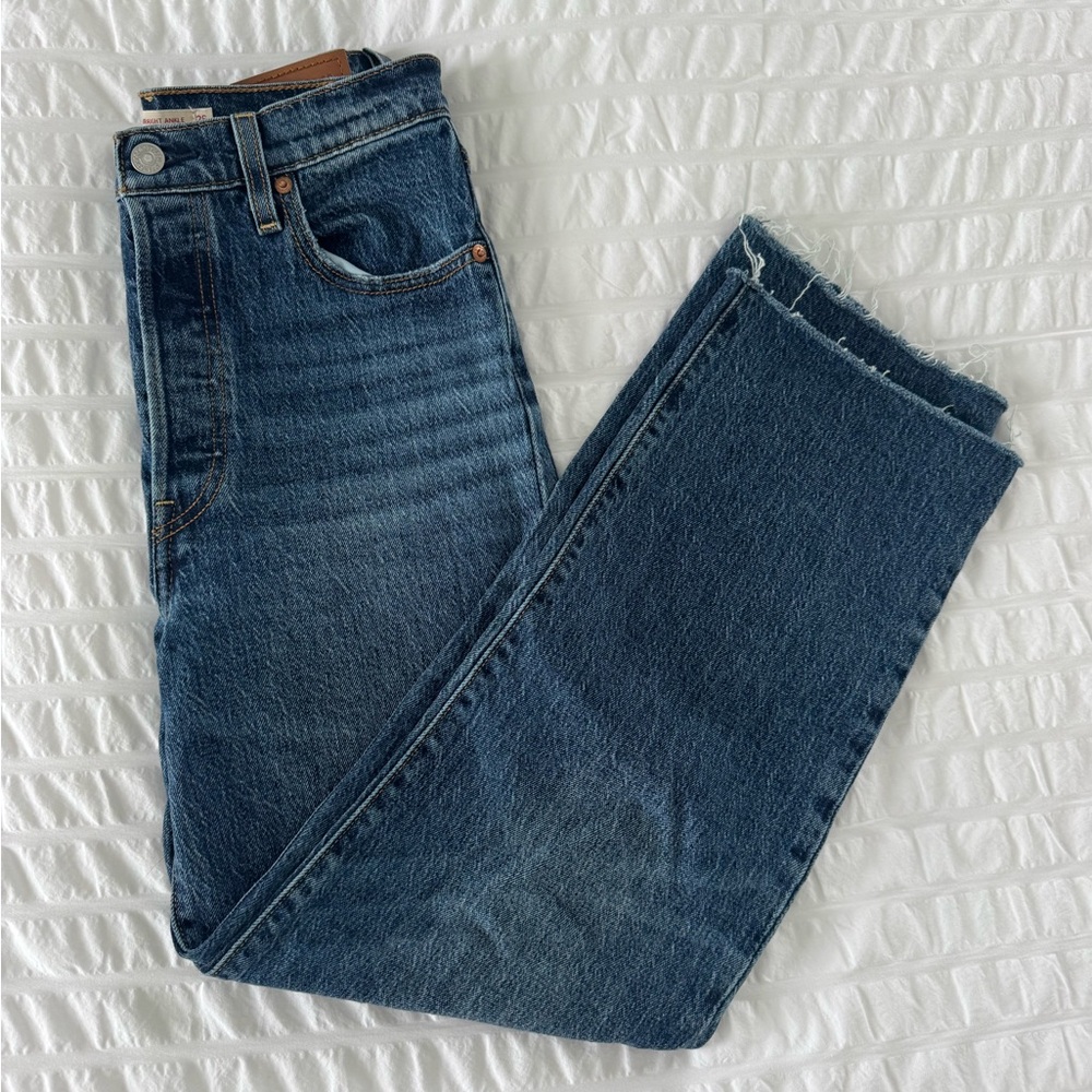Levi’s Ribcage Straight Ankle dark wash - 2/26